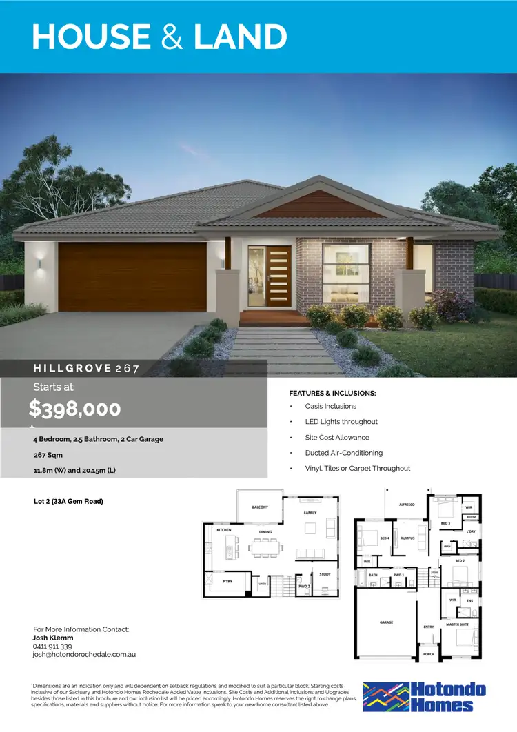 Seventh view of Homely land listing, 33A Gem Road, Kenmore QLD 4069