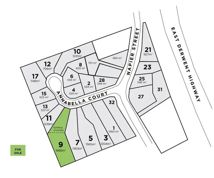 Second view of Homely land listing, 9 Annabella Court, Geilston Bay TAS 7015