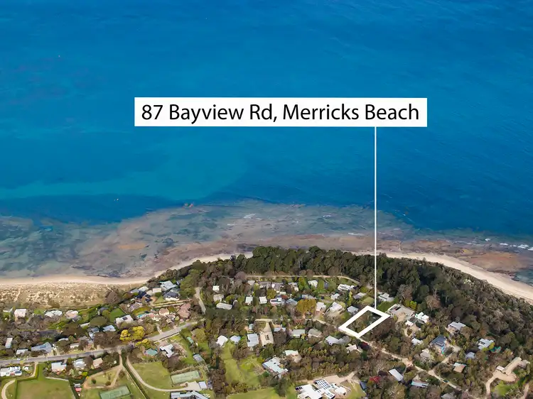 Main view of Homely land listing, 87 Bayview Road, Merricks Beach VIC 3926