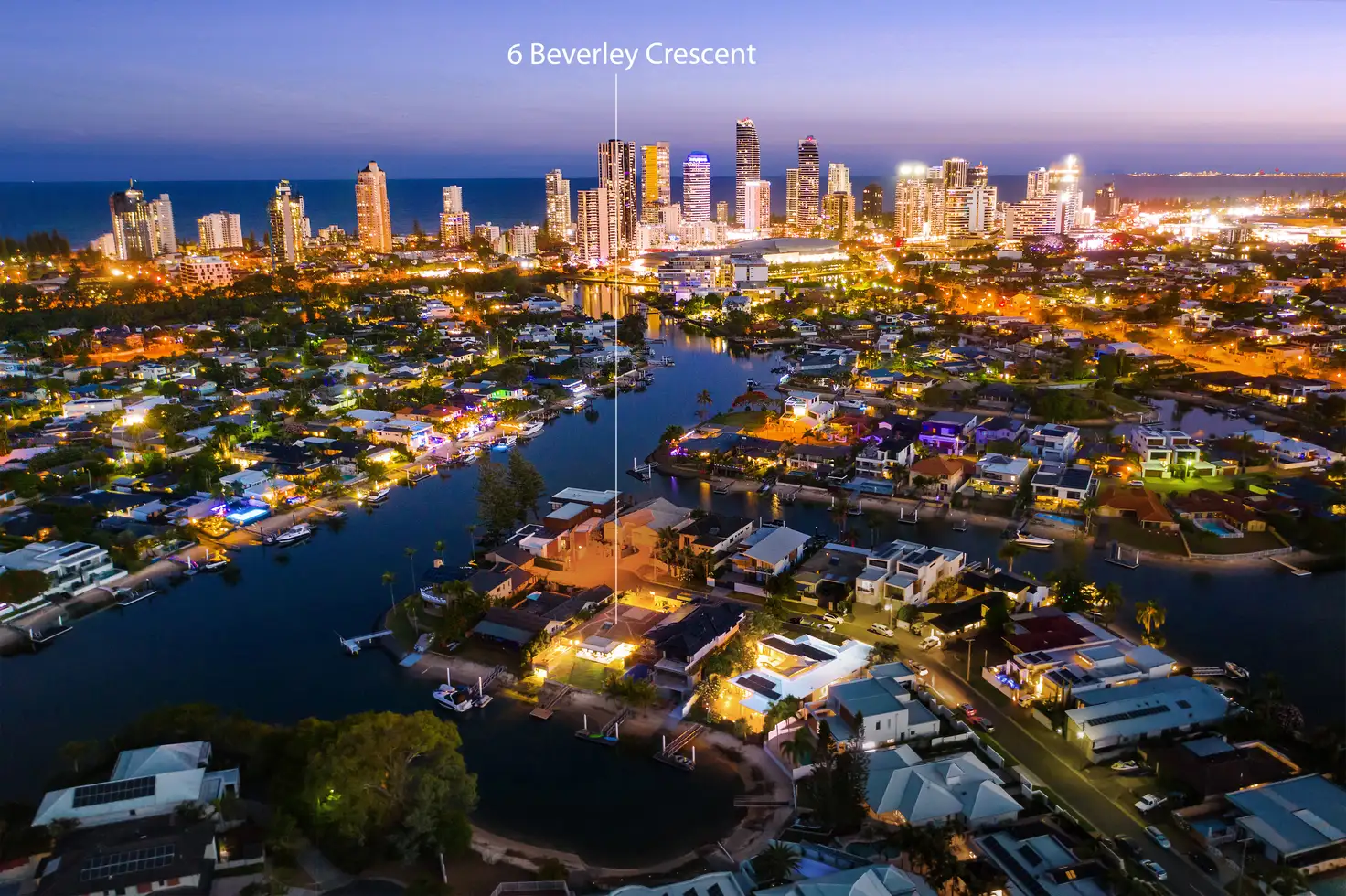 Main view of Homely house listing, 6 Beverley Crescent, Broadbeach Waters QLD 4218
