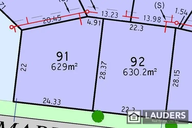 Second view of Homely land listing, LOT 91 Marra Drive, Old Bar NSW 2430