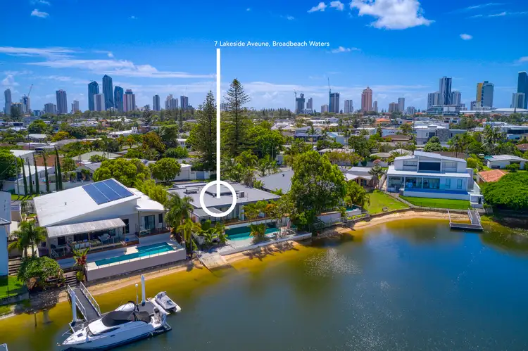 Second view of Homely house listing, 7 Lakeside Avenue, Broadbeach Waters QLD 4218