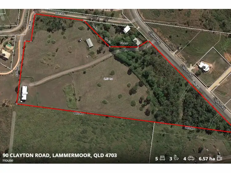 Second view of Homely land listing, Clayton Road, Lammermoor QLD 4703