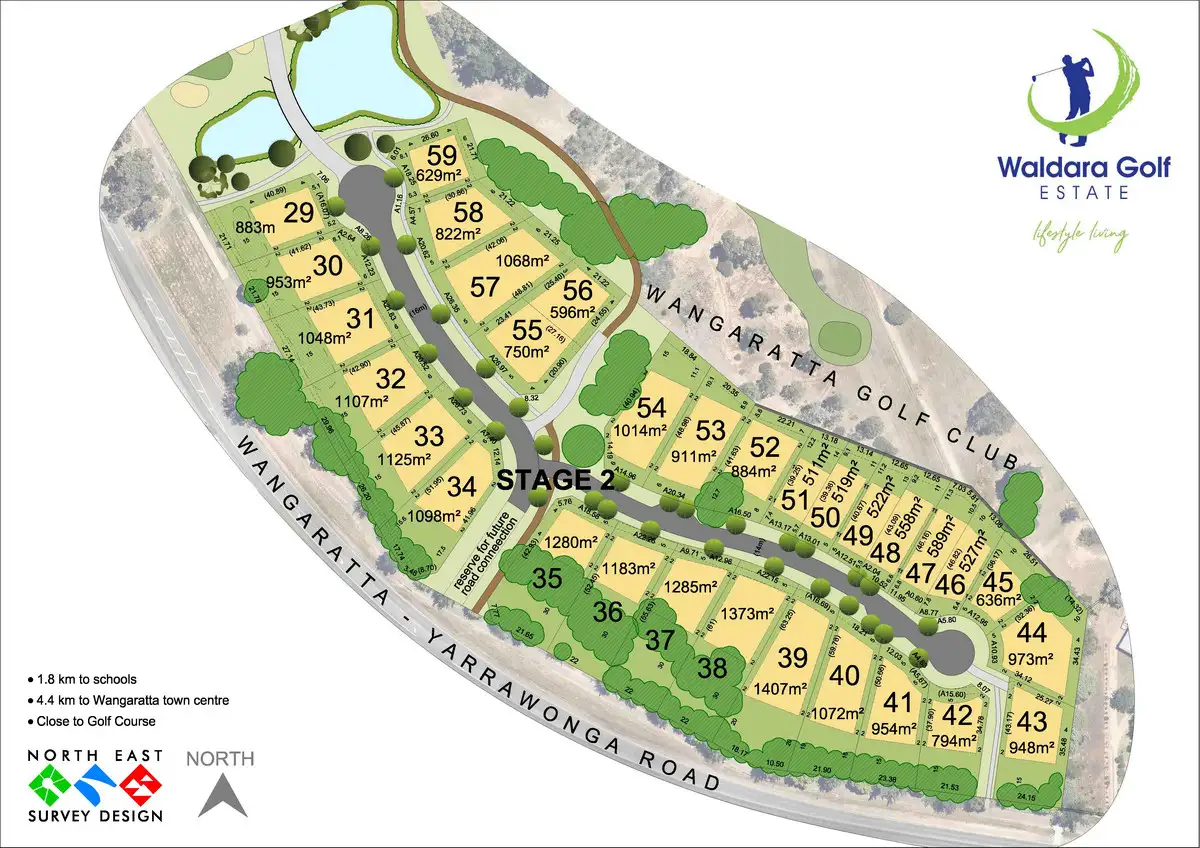 Main view of Homely land listing, LOT 43 Waldara Golf Estate, Wangaratta VIC 3677