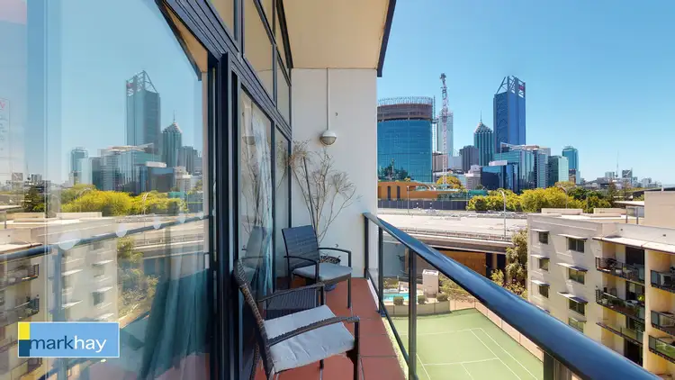 Third view of Homely apartment listing, 611/112 Mounts Bay Road, Perth WA 6000