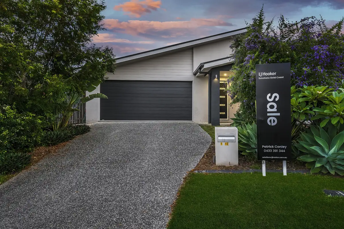 Main view of Homely semi-detached listing, 1/12 Isetta Court, Upper Coomera QLD 4209