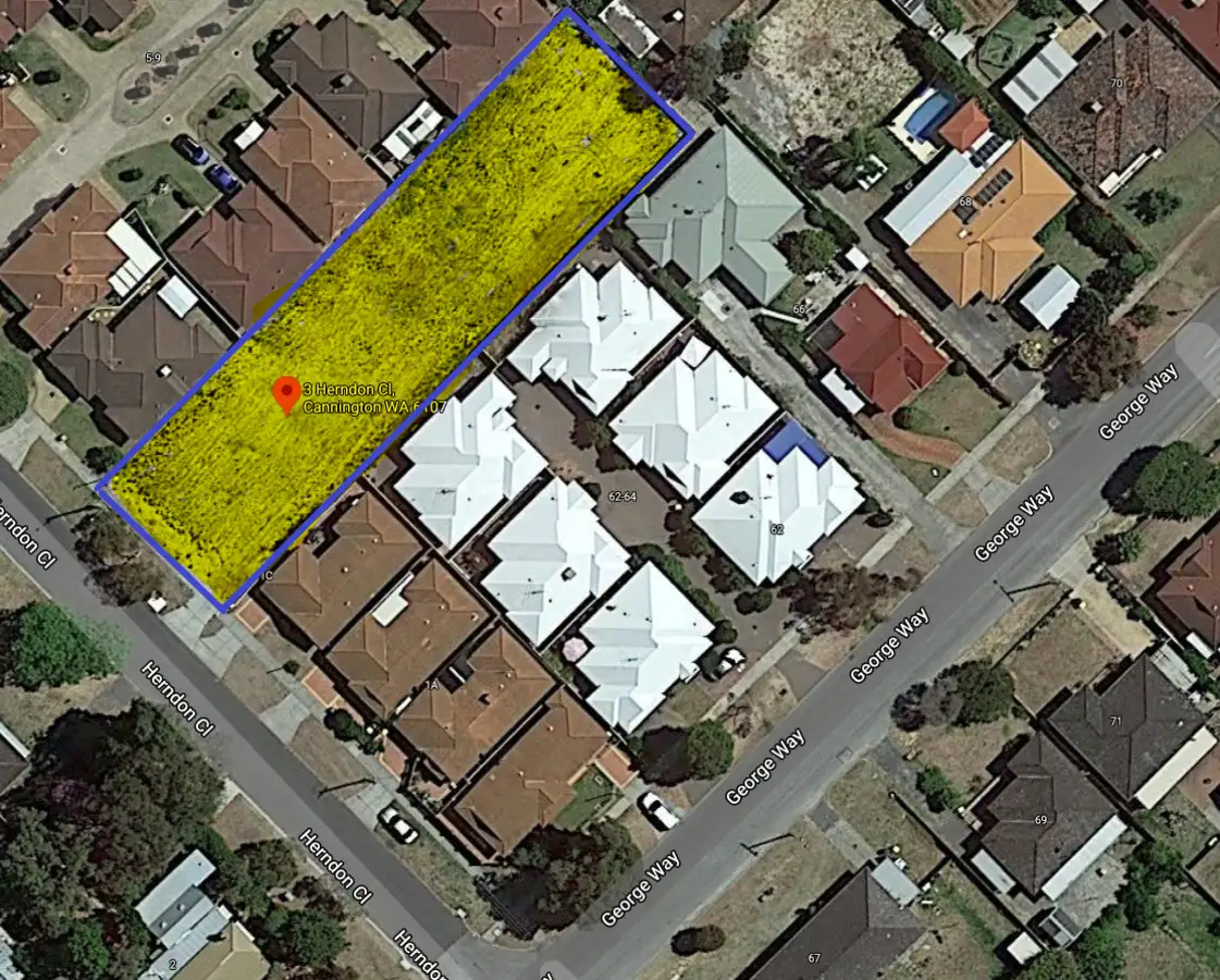 Main view of Homely land listing, 3 Herndon Close, Cannington WA 6107