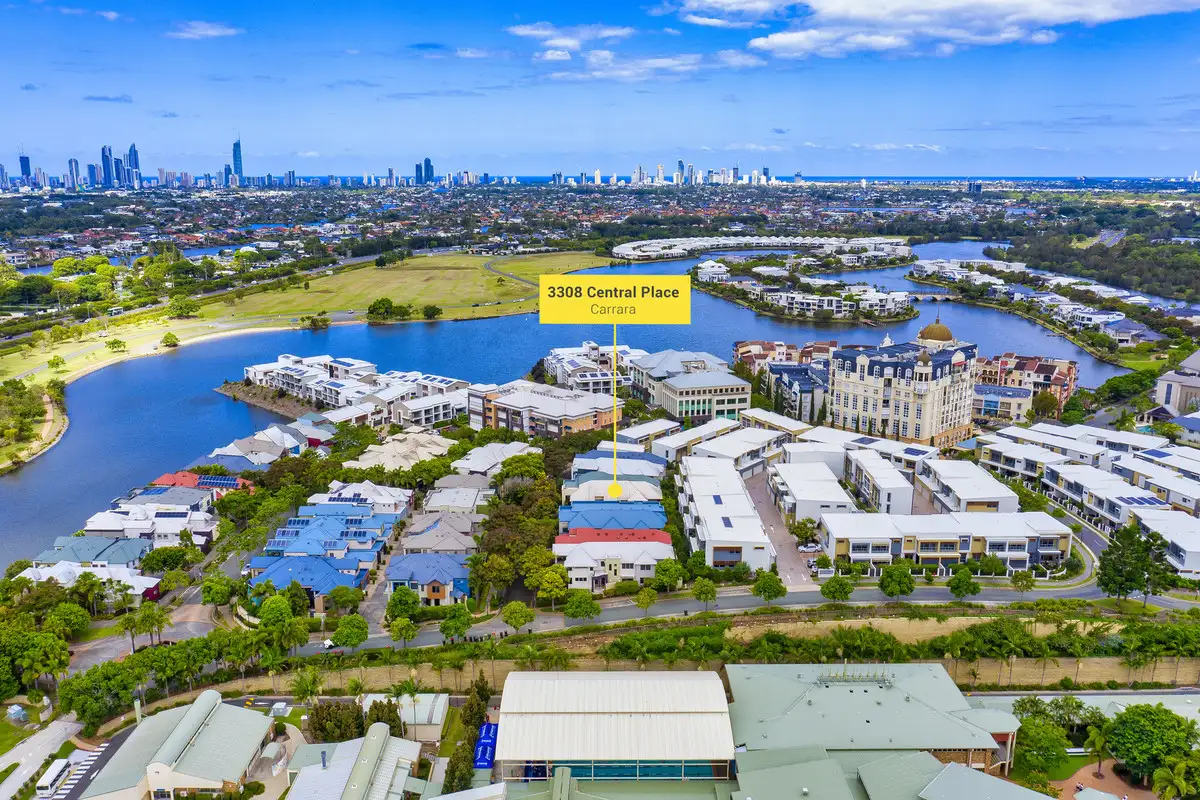 Main view of Homely townhouse listing, 3308 Central Place, Carrara QLD 4211