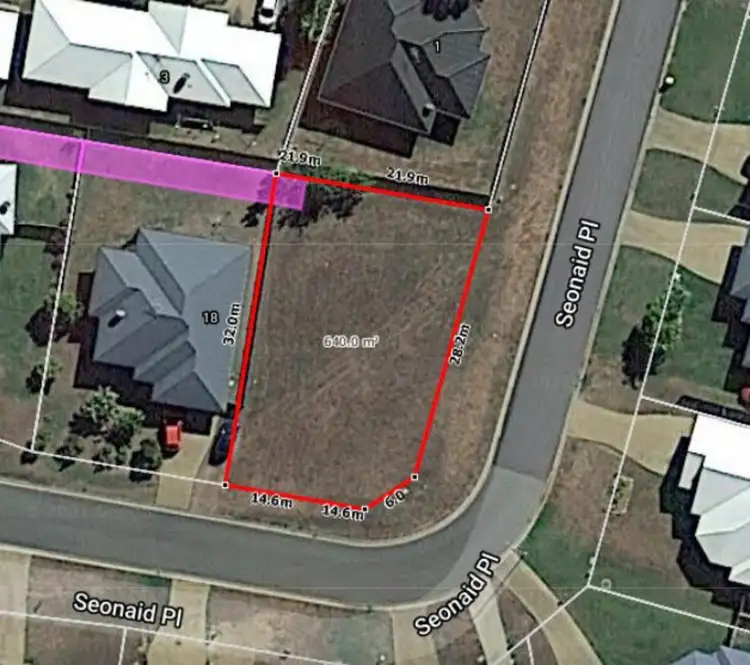 Main view of Homely land listing, LOT L47, 16 Seonaid Place, Gracemere QLD 4702