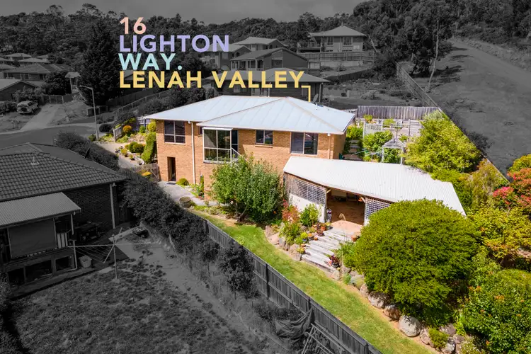 Second view of Homely house listing, 16 Lighton Way, Lenah Valley TAS 7008