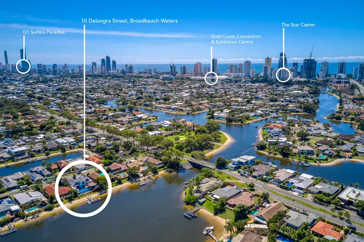 Third view of Homely house listing, 10 Delungra Street, Broadbeach Waters QLD 4218