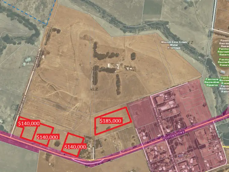 Third view of Homely land listing, LOT 1 & 2, 21 Monks Lane, Panmure VIC 3265