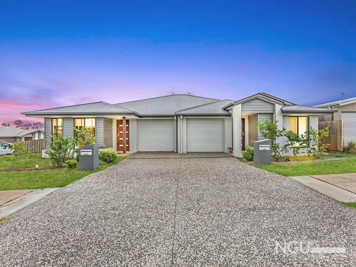 Main view of Homely semi-detached listing, 1 & 2/23 Reg Grundy Street, Ripley QLD 4306