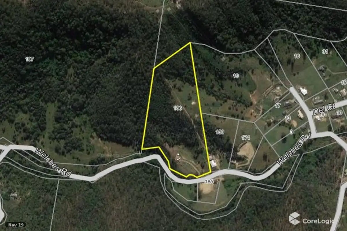 Main view of Homely land listing, 186 Welches Road, Wongawallan QLD 4210