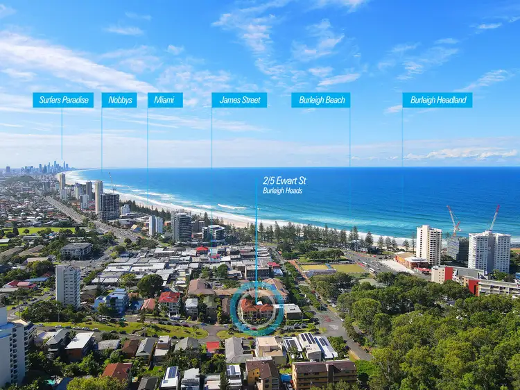 Main view of Homely apartment listing, 2/5 Ewart Street, Burleigh Heads QLD 4220