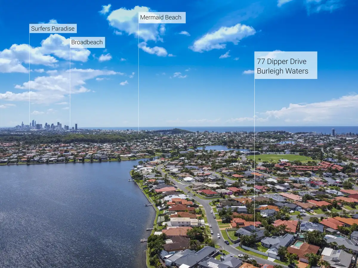 Main view of Homely house listing, 77 Dipper Drive, Burleigh Waters QLD 4220