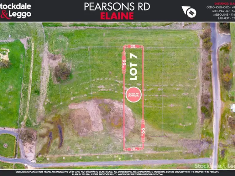 Main view of Homely land listing, Lot 7 Pearsons Road, Elaine VIC 3334