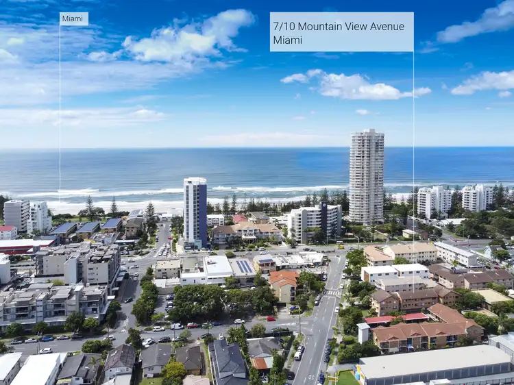 Main view of Homely unit listing, 7/10 Mountain View Avenue, Miami QLD 4220