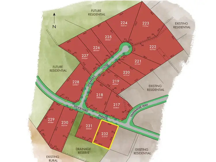 Main view of Homely land listing, LOT 232 Stockyard Parade, Muswellbrook NSW 2333