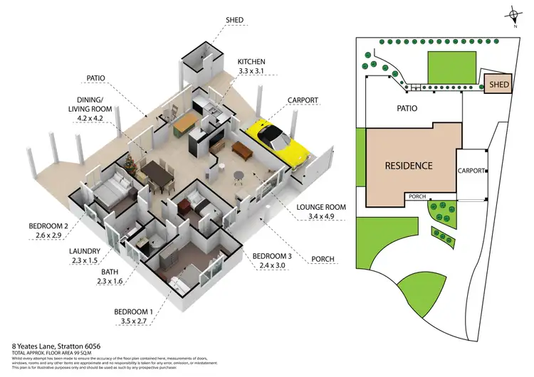 Fifth view of Homely house listing, 8 Yeates Lane, Stratton WA 6056