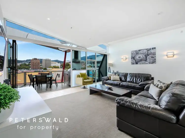 Second view of Homely apartment listing, 509/3 Evans Street, Hobart TAS 7000
