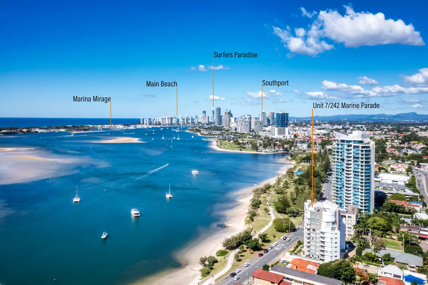 Main view of Homely unit listing, 7/242-244 Marine Parade, Labrador QLD 4215