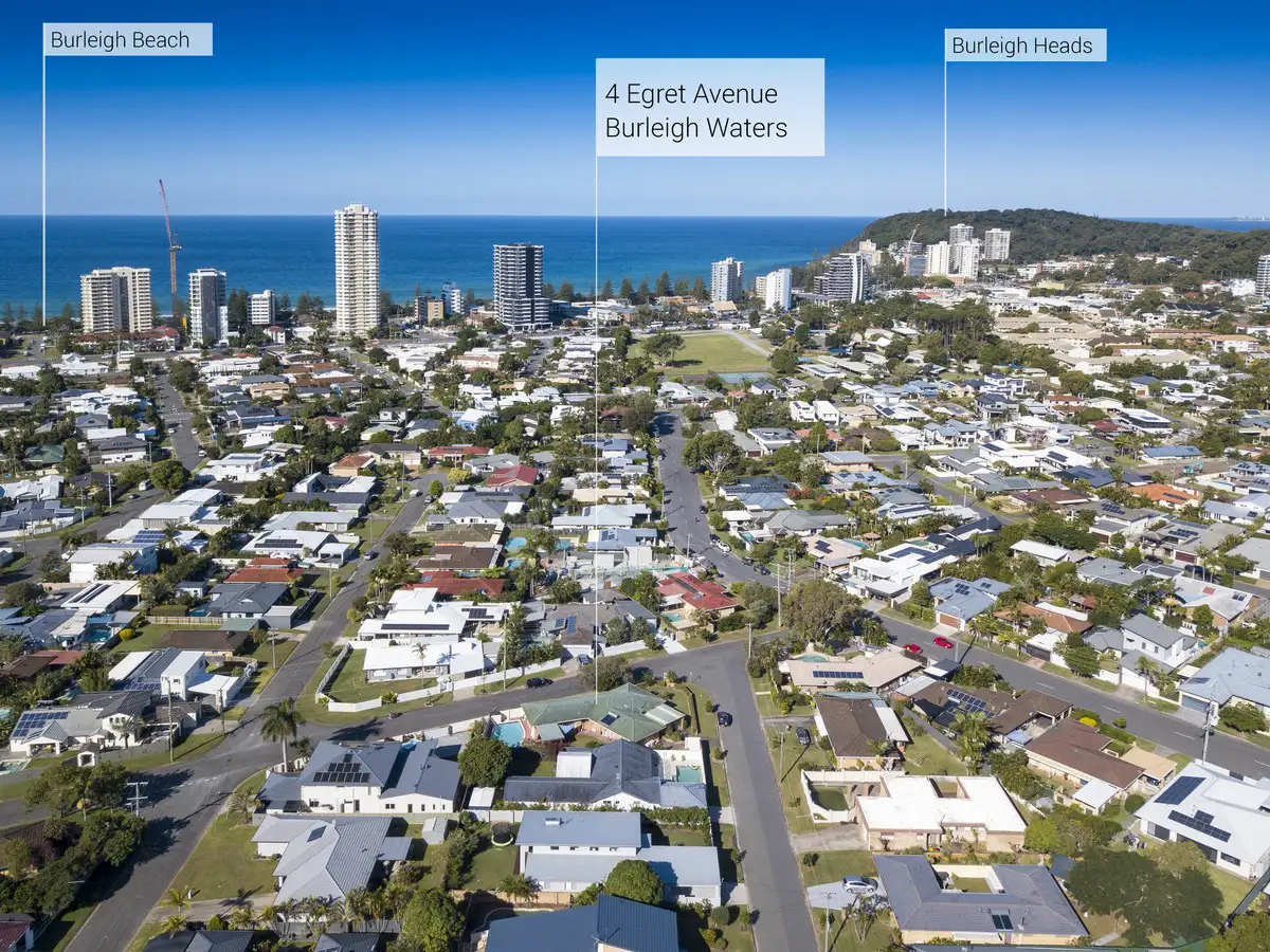 Main view of Homely house listing, 4 Egret Avenue, Burleigh Waters QLD 4220