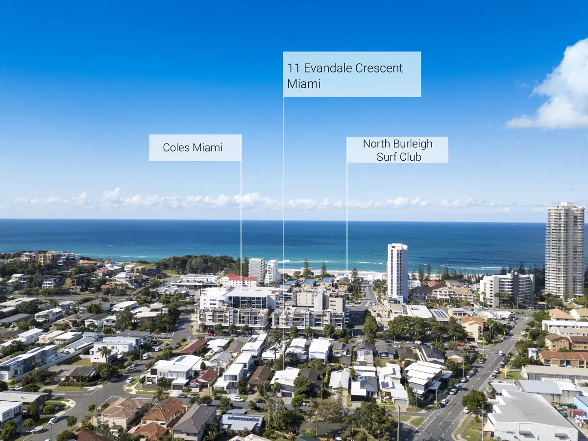 Main view of Homely house listing, 11 Evandale Crescent, Miami QLD 4220