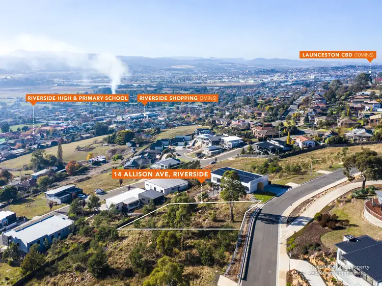 Second view of Homely land listing, 14 Allison Avenue, Riverside TAS 7250