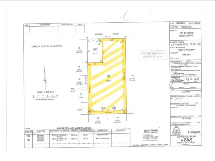 Third view of Homely land listing, Proposed Lot 101 Johnson Street, Manjimup WA 6258