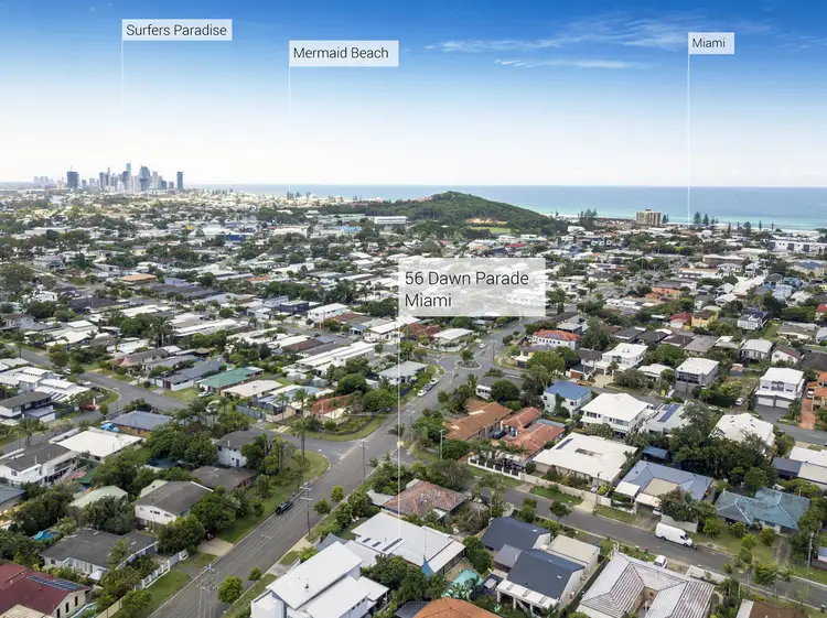 Main view of Homely house listing, 56 Dawn Parade, Miami QLD 4220