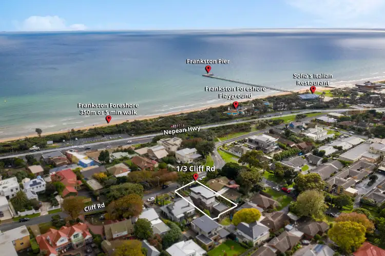 Main view of Homely house listing, 1/3 Cliff Road, Frankston VIC 3199