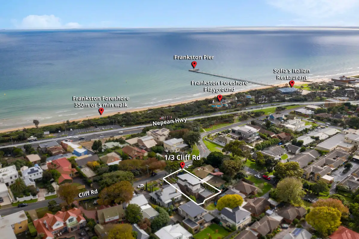 Main view of Homely house listing, 1/3 Cliff Road, Frankston VIC 3199