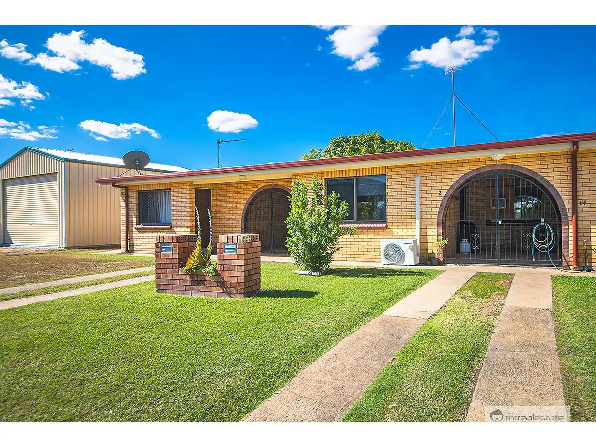 Main view of Homely unit listing, 2/14 Potts Street, Norman Gardens QLD 4701