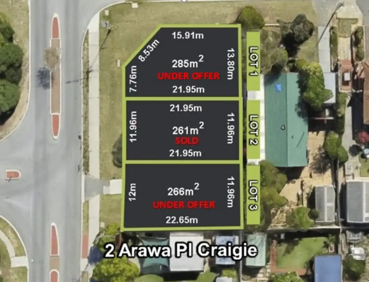 Main view of Homely land listing, LOT C, 2 Arawa Place, Craigie WA 6025