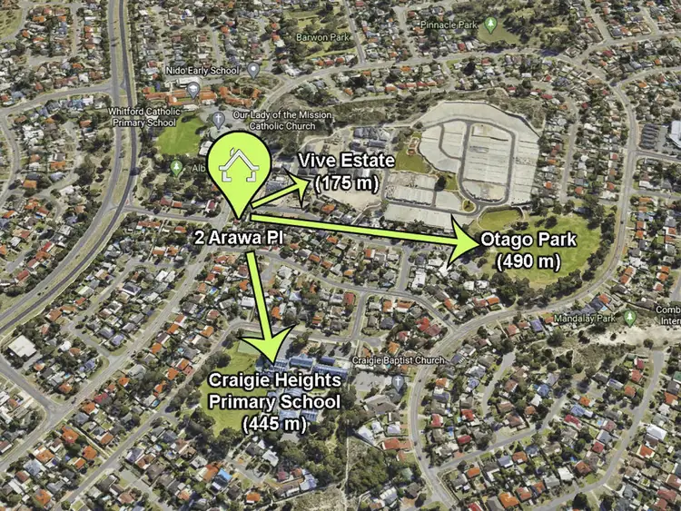 Second view of Homely land listing, LOT C, 2 Arawa Place, Craigie WA 6025
