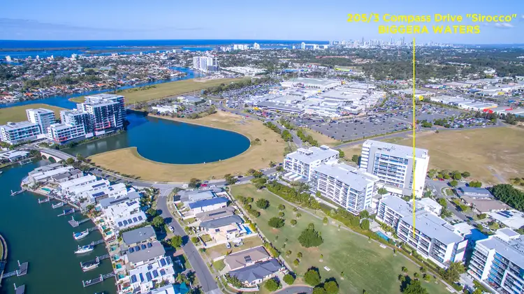 Second view of Homely apartment listing, 205/3 Compass Drive, Biggera Waters QLD 4216