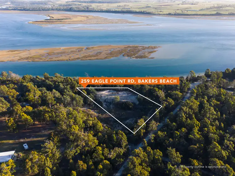 Main view of Homely land listing, 259 Eagle Point Road, Bakers Beach TAS 7307