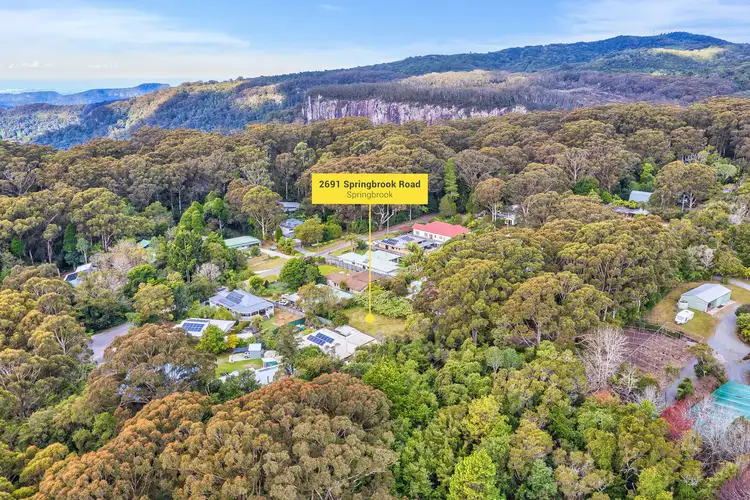 Main view of Homely land listing, 2691 Springbrook Road, Springbrook QLD 4213