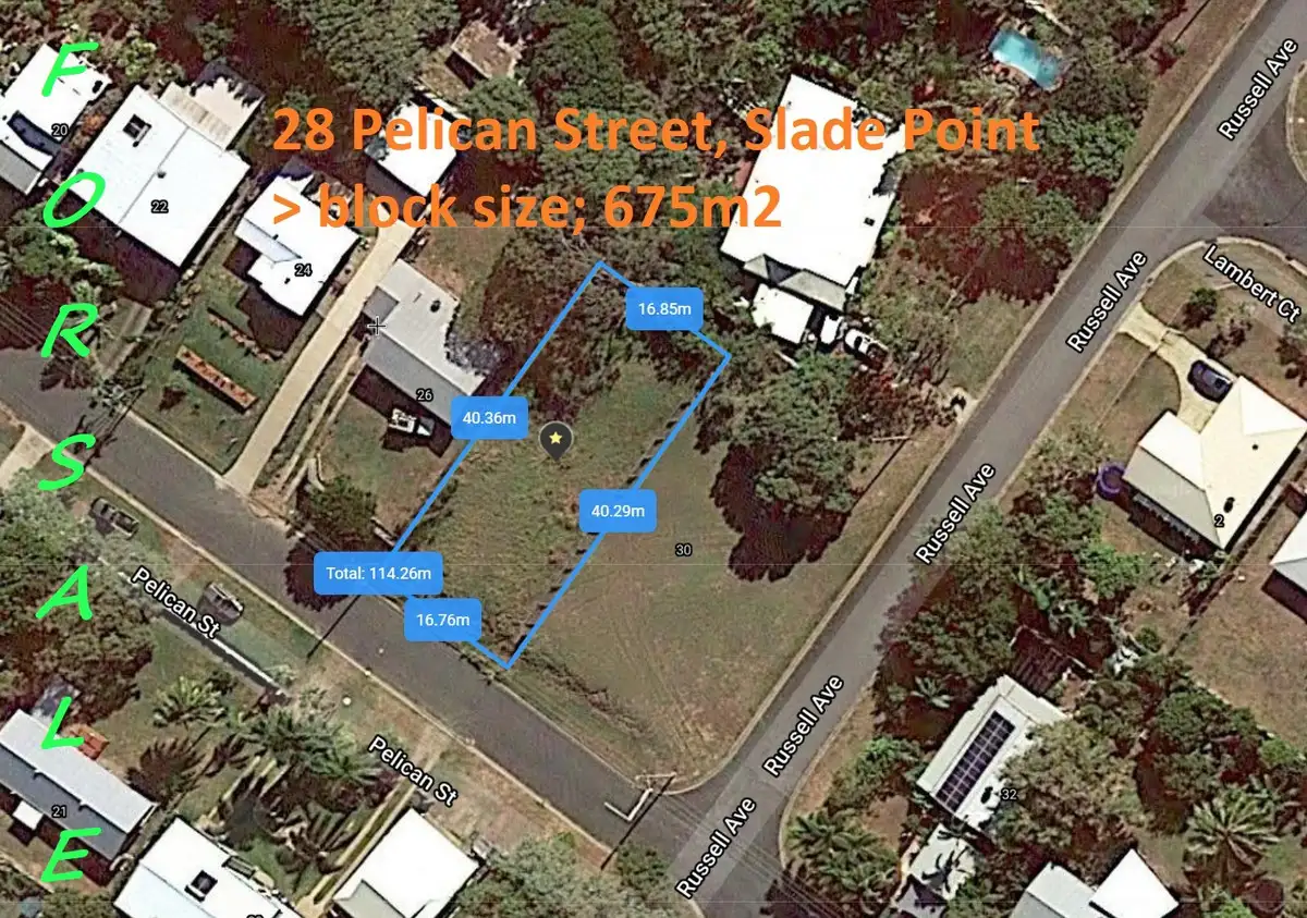 Main view of Homely land listing, 28 Pelican Street, Slade Point QLD 4740