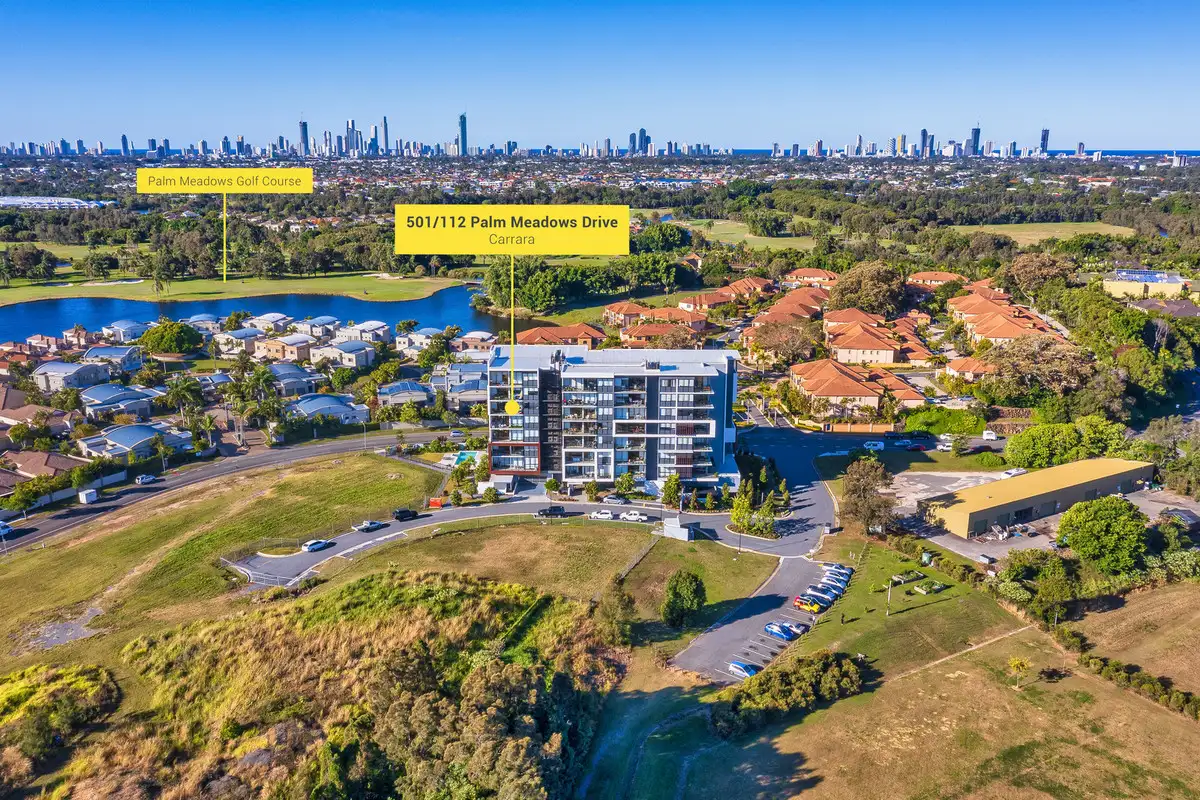 Main view of Homely unit listing, 501/112 Palm Meadows Drive, Carrara QLD 4211