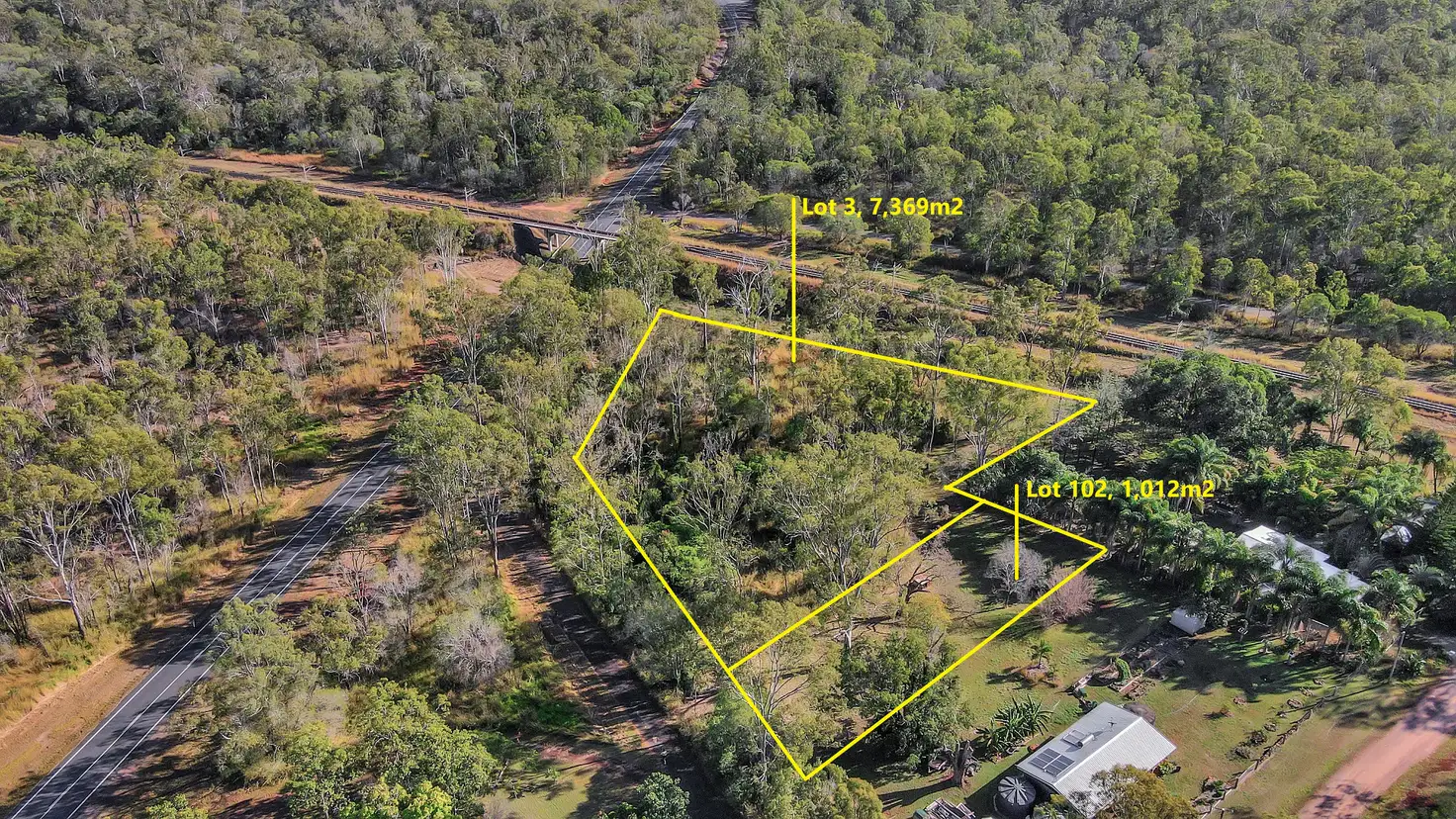 Main view of Homely land listing, LOT 102 & 3 Mcghees Road, Watalgan QLD 4670