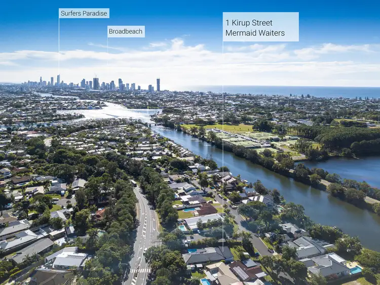 Main view of Homely land listing, 1 Kirup Street, Mermaid Waters QLD 4218