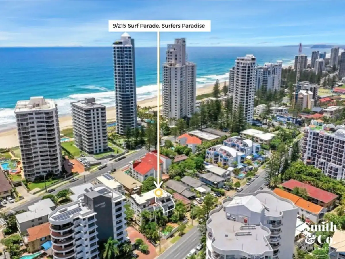 Main view of Homely apartment listing, 9/215 Surf Parade, Surfers Paradise QLD 4217