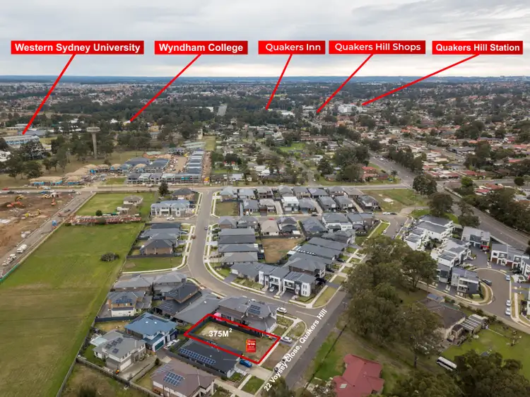 Second view of Homely land listing, 22 Voysey Close, Quakers Hill NSW 2763