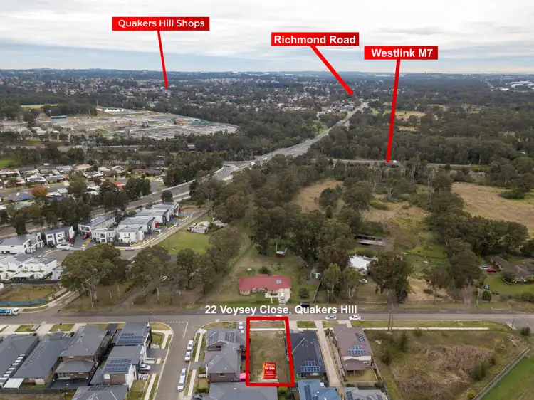 Fourth view of Homely land listing, 22 Voysey Close, Quakers Hill NSW 2763