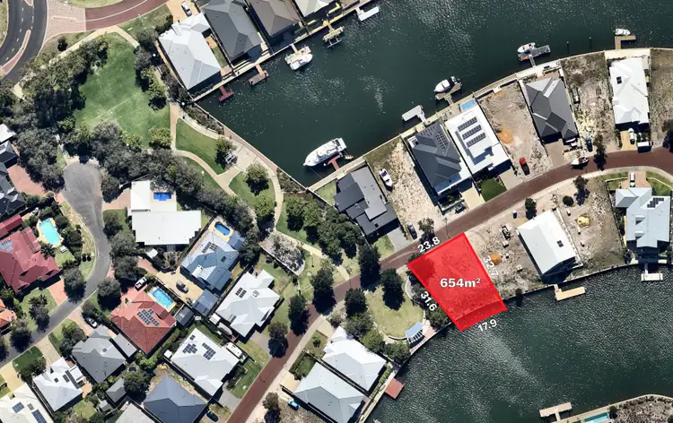 Main view of Homely land listing, 18 Headstay Cove, Geographe WA 6280