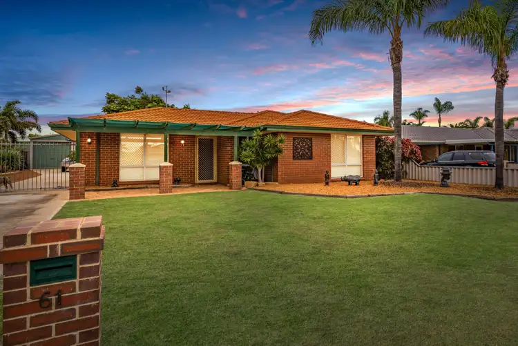 Main view of Homely house listing, 61 Tallarook Way, Waggrakine WA 6530