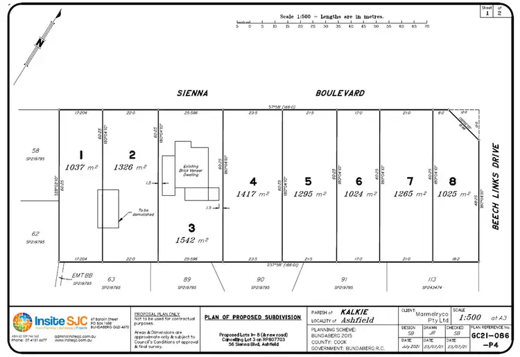 Main view of Homely land listing, LOT 6 Sienna Boulevard, Ashfield QLD 4670