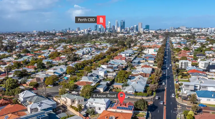Second view of Homely house listing, 6 Anzac Road, North Perth WA 6006